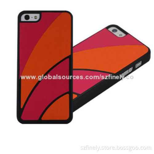 Leather & PC Case for iPhone 5/5S, PU Leather Stick, Hit Colors Available, Unique Design